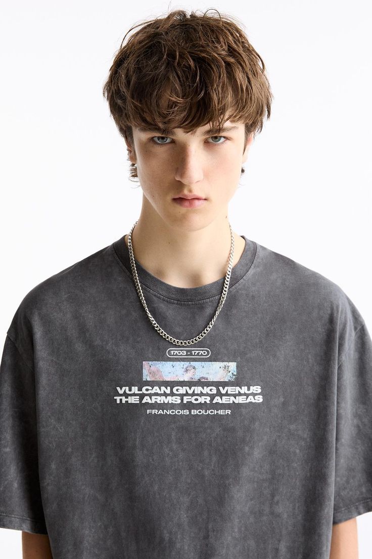 Vintage Washed  Oversized Tee